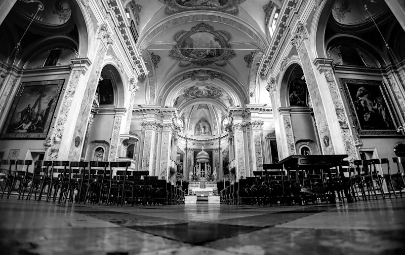 Church's Chicken restaurant interior